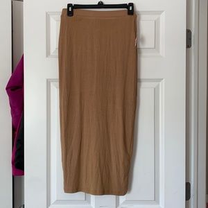 Nude Strapless Dress